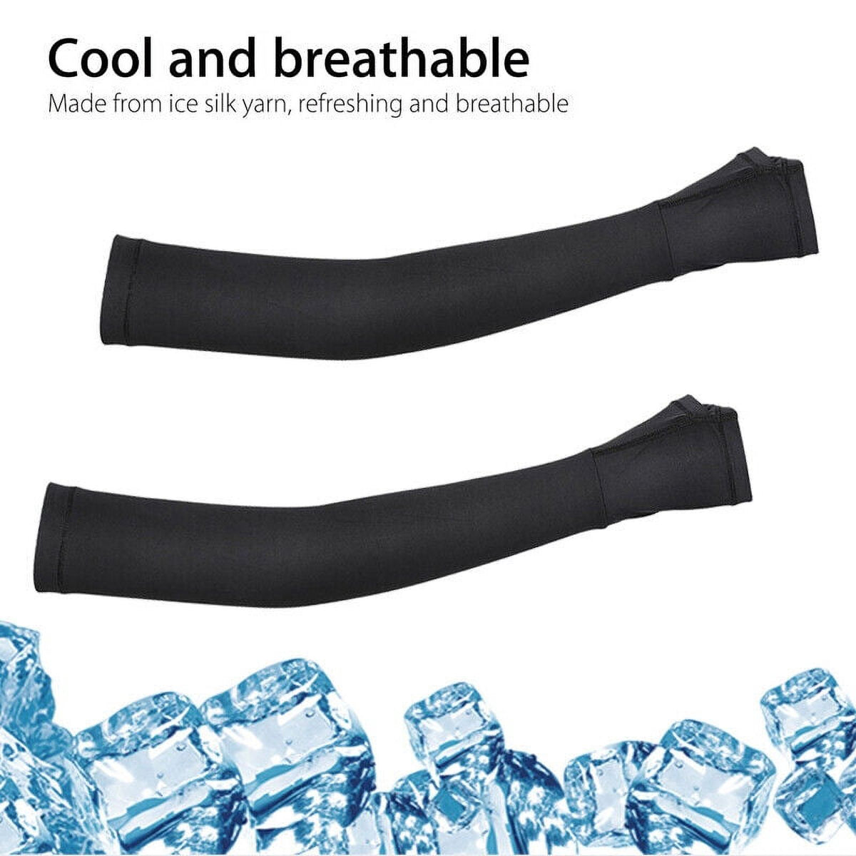 Compression Arm Sleeves With Thumb Holes T7073