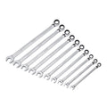 Metric Ratcheting Combination Wrench Set, 10-Piece D297840