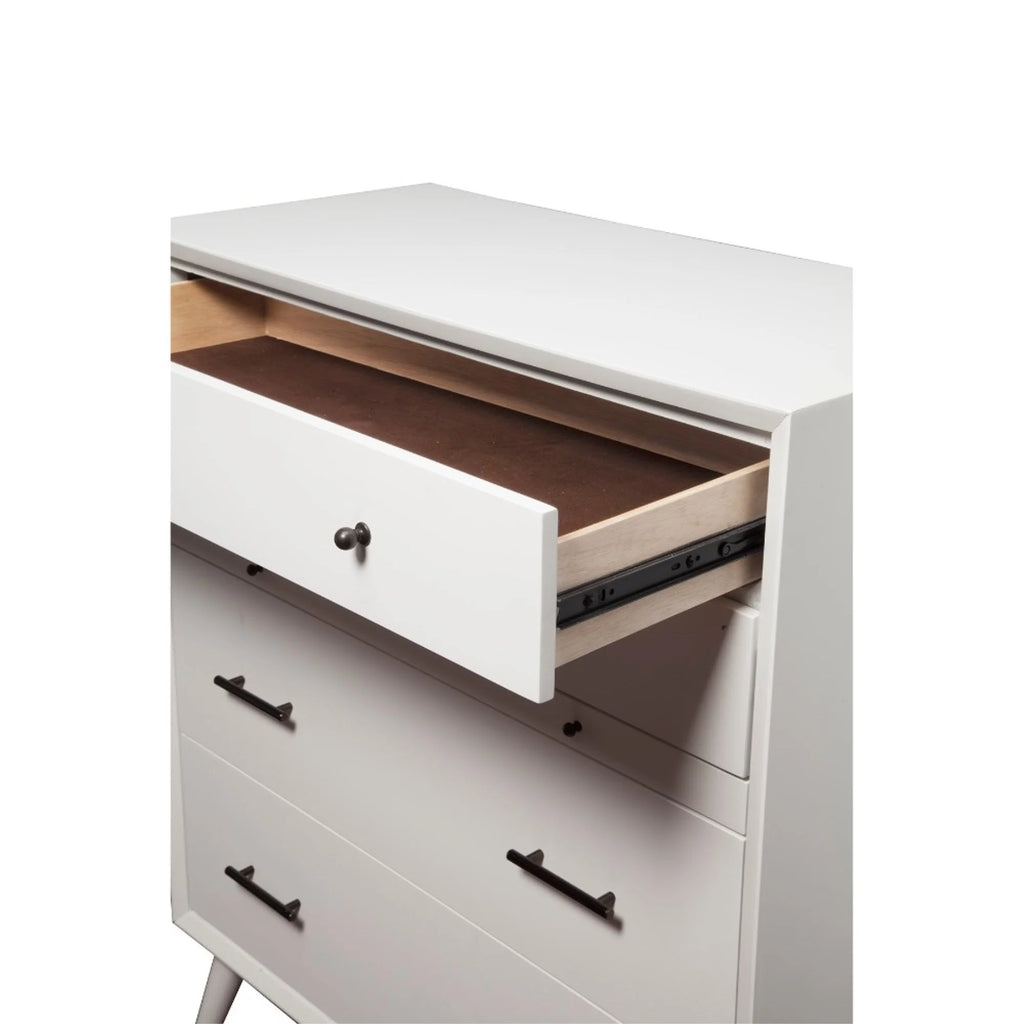 White Mahogany Wood Chest R600315