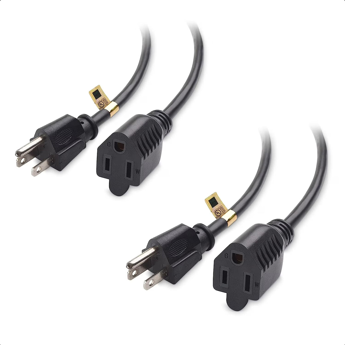 16 AWG Heavy Duty AC Power Extension Cord 15 Feet Q3345