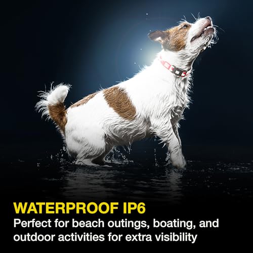 Rechargeable LED Dog Collar Light - Waterproof Silicone Safety Light E183