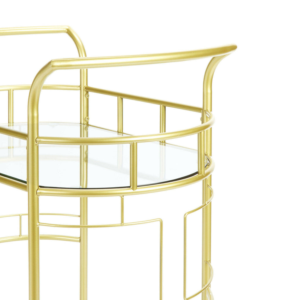 Gold 2-Tier Bar Cart G56422