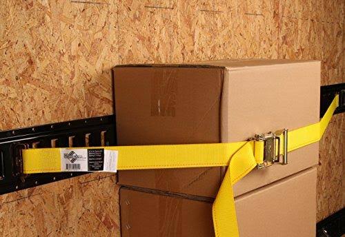 2 x 12 Heavy Duty Yellow Polyester Ratcheting Straps T928