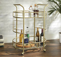 Gold 2-Tier Bar Cart G56422
