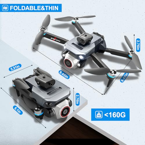 Drone With Camera 4k Wifi Fpv Foldable Under 249g 2 Batteries F530391