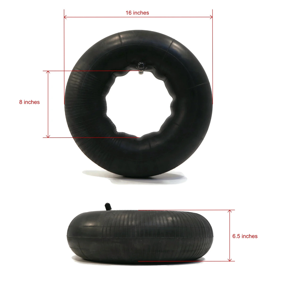 Tire Inner Tube 16x6.50x8 TR13 Straight Valve Stem R6926