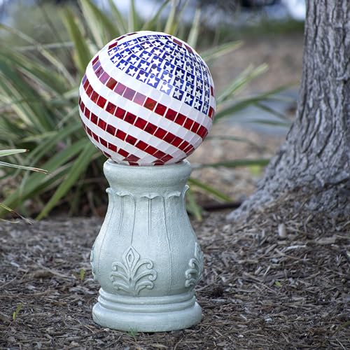 10" Diameter Glass Mosaic Gazing Globe G786