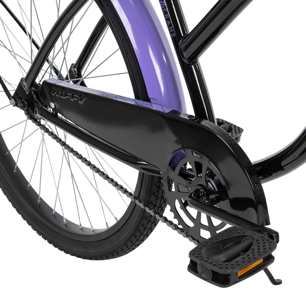 Black and Purple Cruiser Bicycle J506