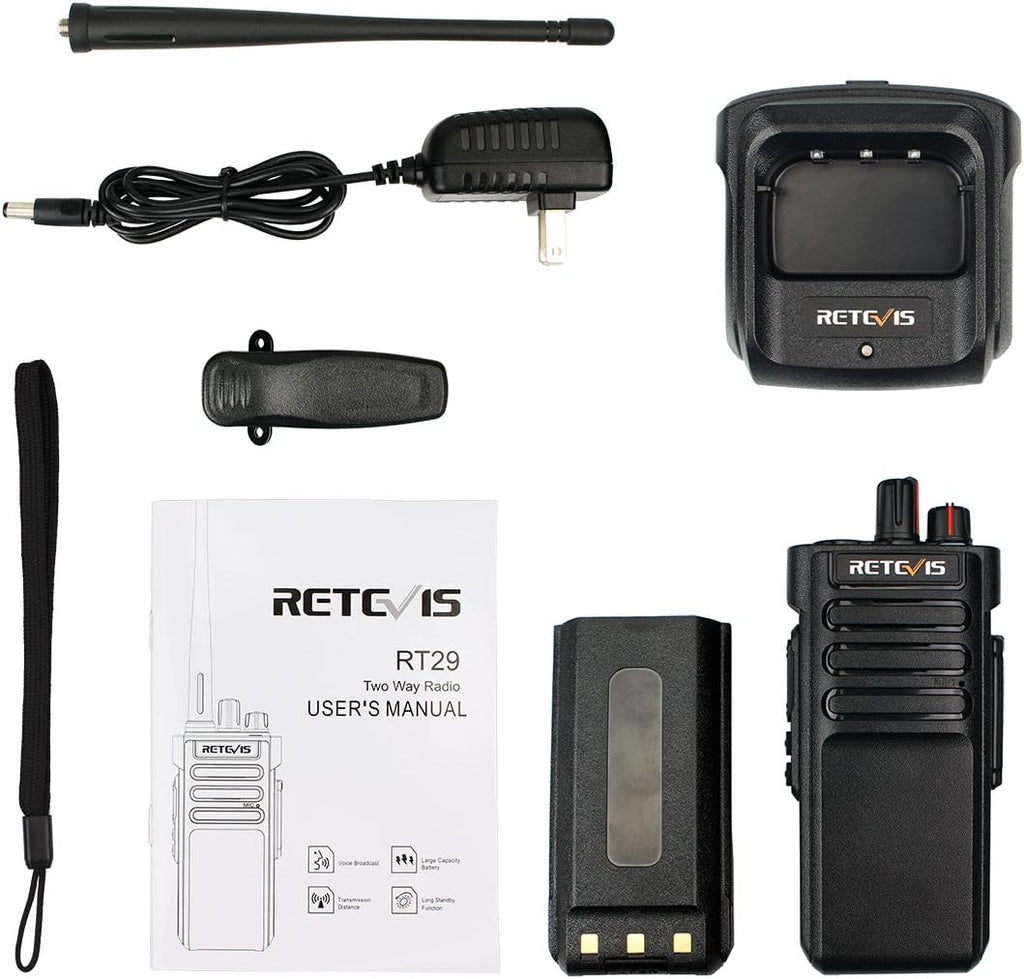 5 Pack Waterproof Two Way Radios R169801