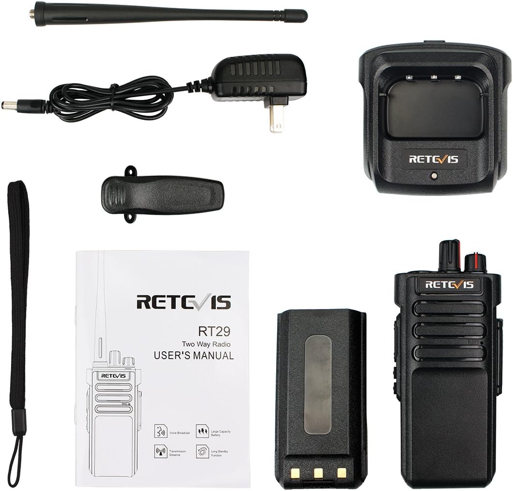 5 Pack Waterproof Two Way Radios R169801