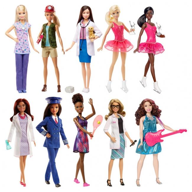 4 Piece Barbie Doll Assortment Z1002