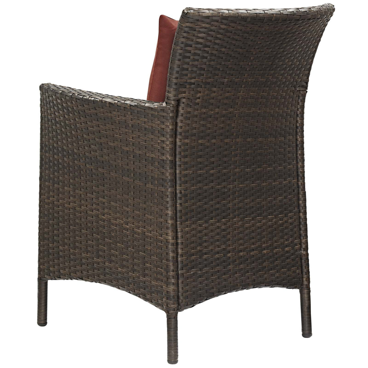Set of 2 Brown Rattan Wicker Dining Chairs K25922