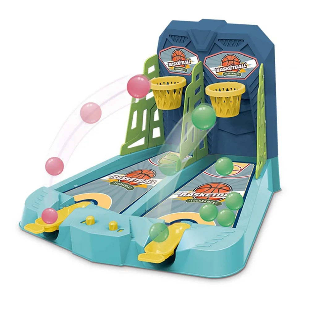 Mini Basketball Shooting Game Pinball Toy (Blue) M45200