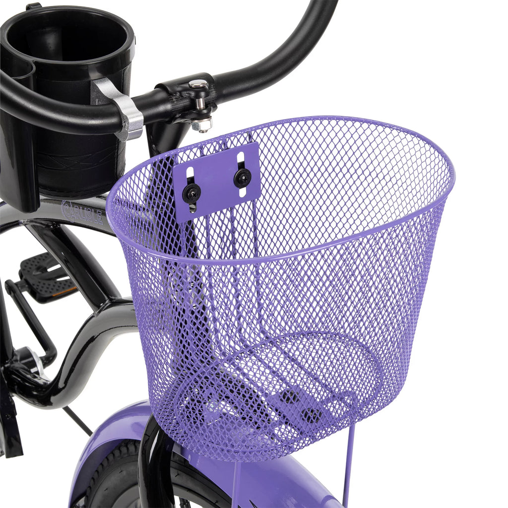Black and Purple Cruiser Bicycle J506