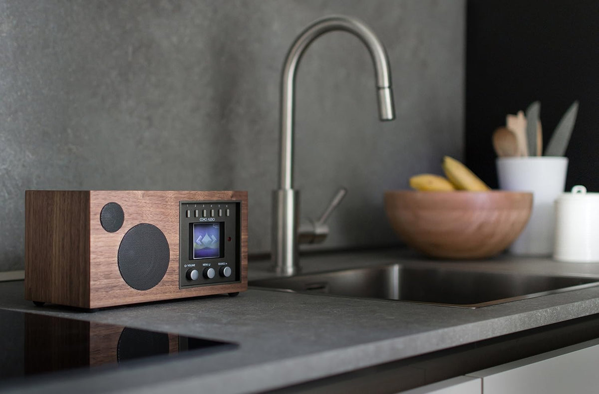 Walnut/Black Wireless Speaker V27414