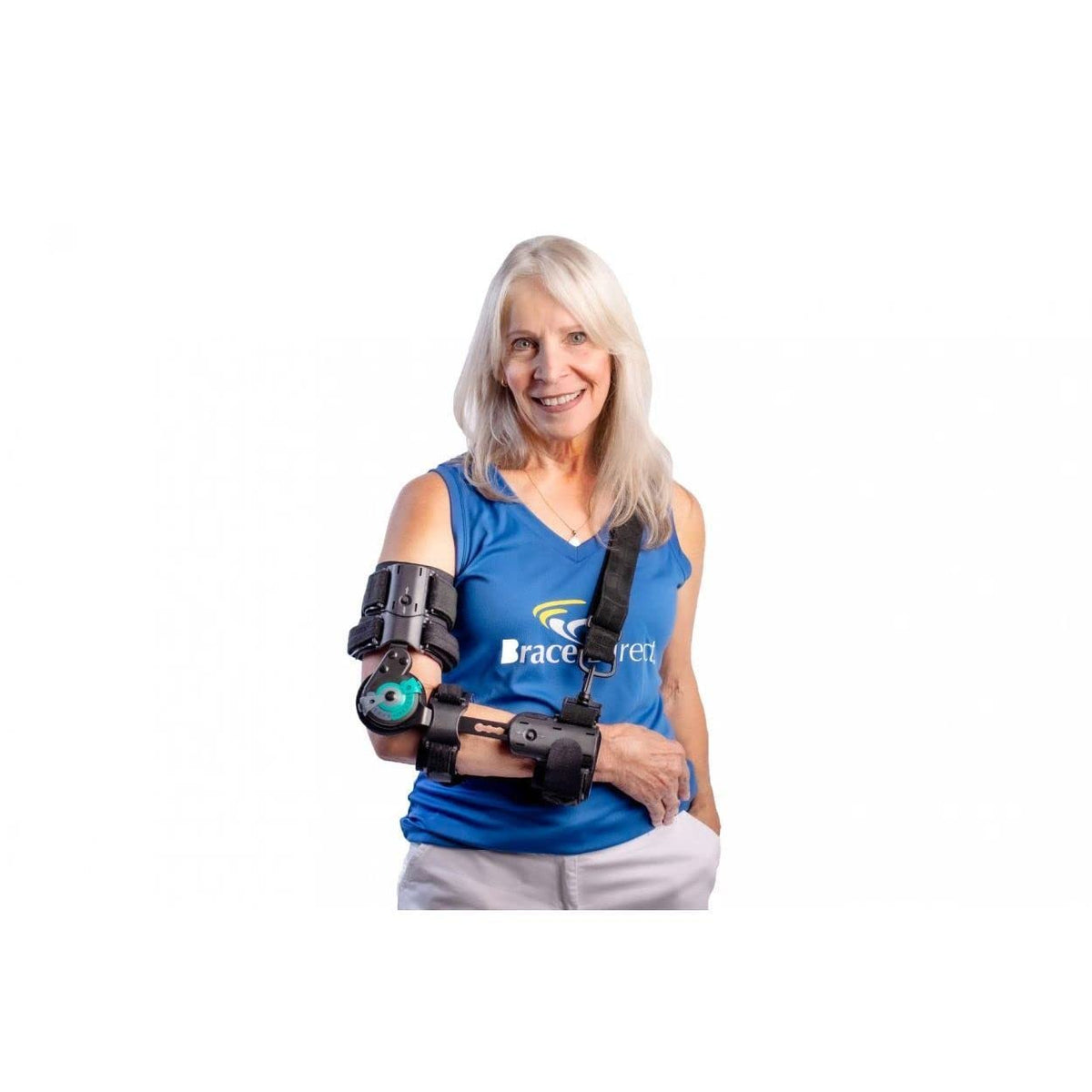Adjustable Hinged Elbow Brace with Shoulder Sling Pack of 2 R4658