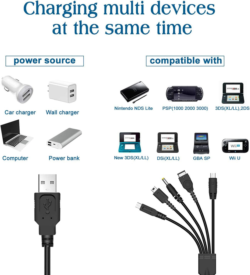 5 in 1 USB Charger Cable W689717