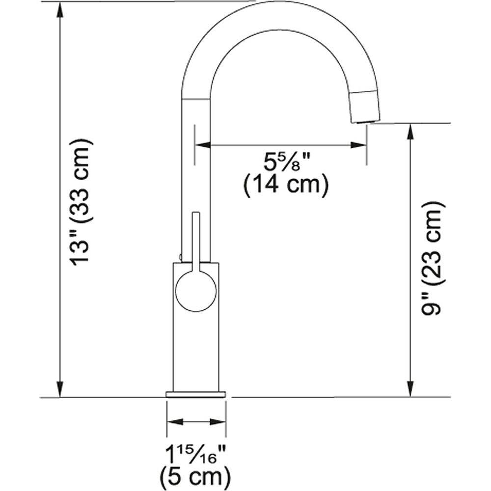 Chrome Kitchen Faucet Q59667
