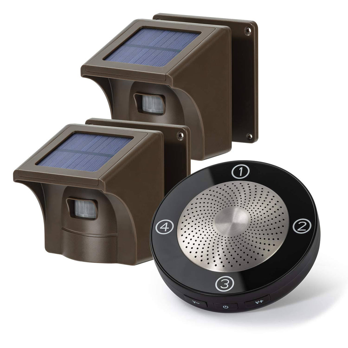 Solar Wireless Driveway Alarm Outdoor Weather Resistant Motion Sensor & Detector K417