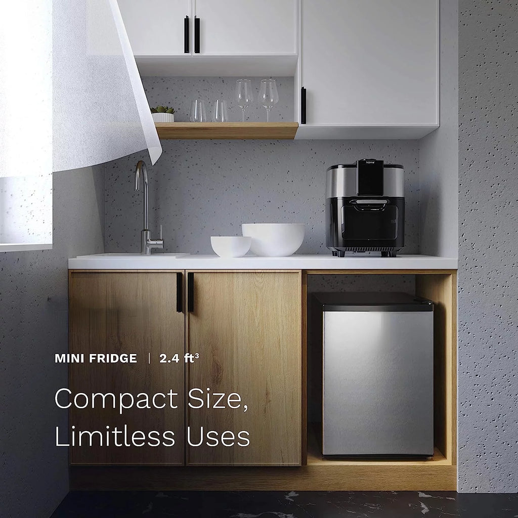 2.4 Cubic Feet Under Counter Refrigerator with Small Freezer J315561