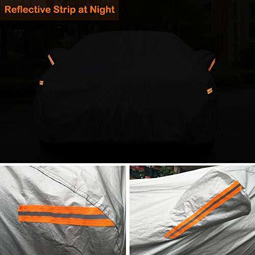 6 Layers Waterproof Car Cover with Zipper Door X3209