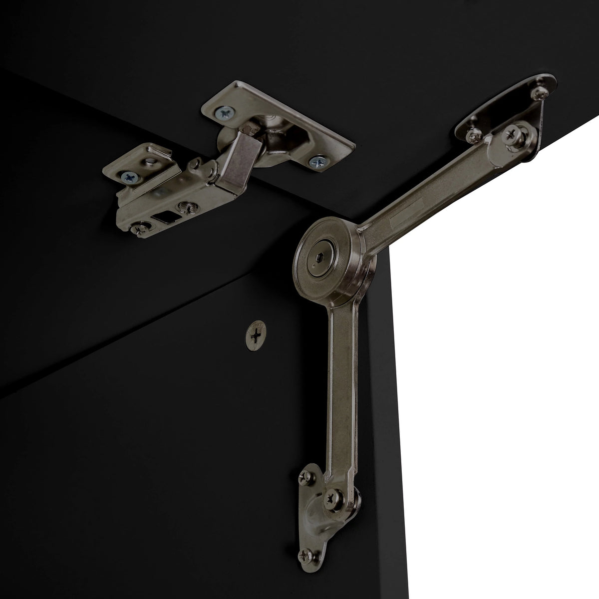 Black Wall Mounted Floating TV Stand up to 80 inch K303