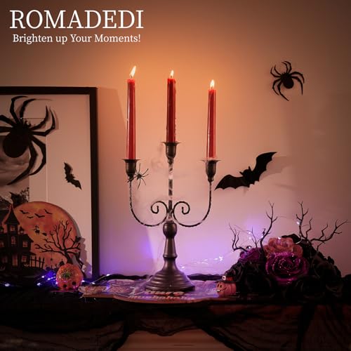 Black 3 Arm Candelabra Set of 6 D633543