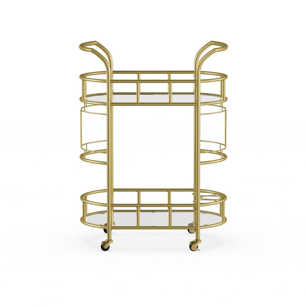Gold 2-Tier Bar Cart G56422