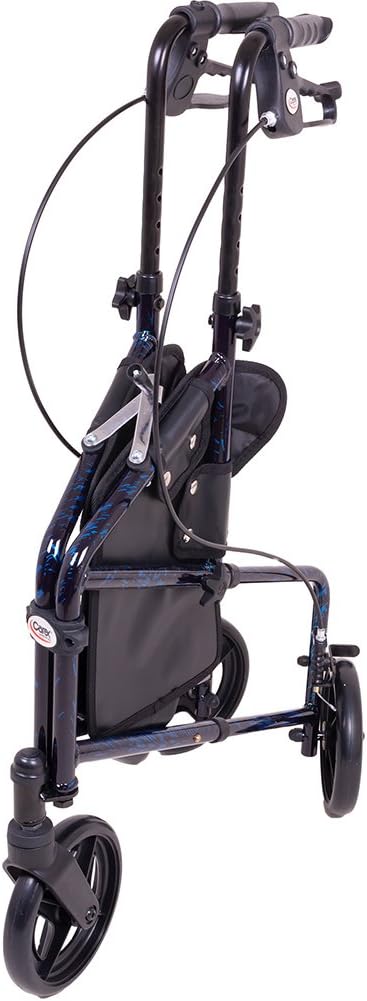 3 Wheel Foldable Walker with Adjustable Handles I740208