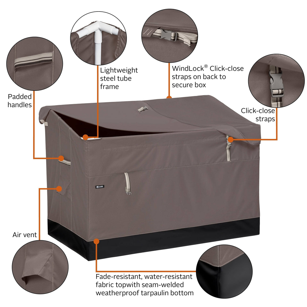 Water-Resistant 162 Gallon Deck Box G143859