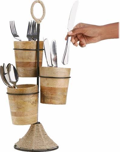 Brown Utensil Caddy O165167