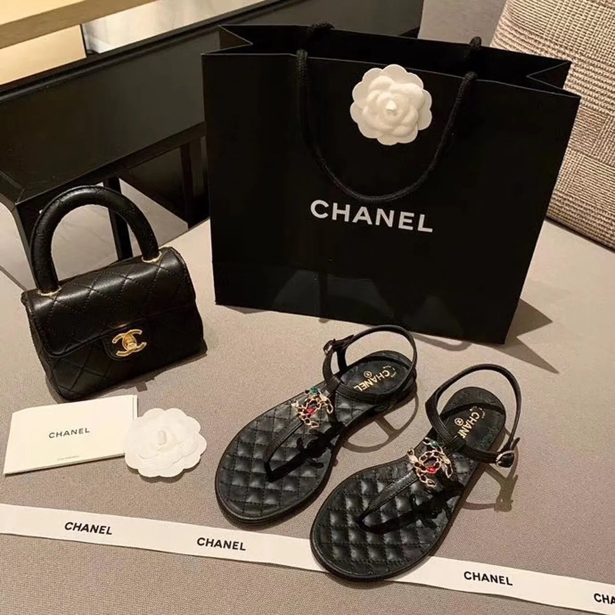 Black Sandals I246
