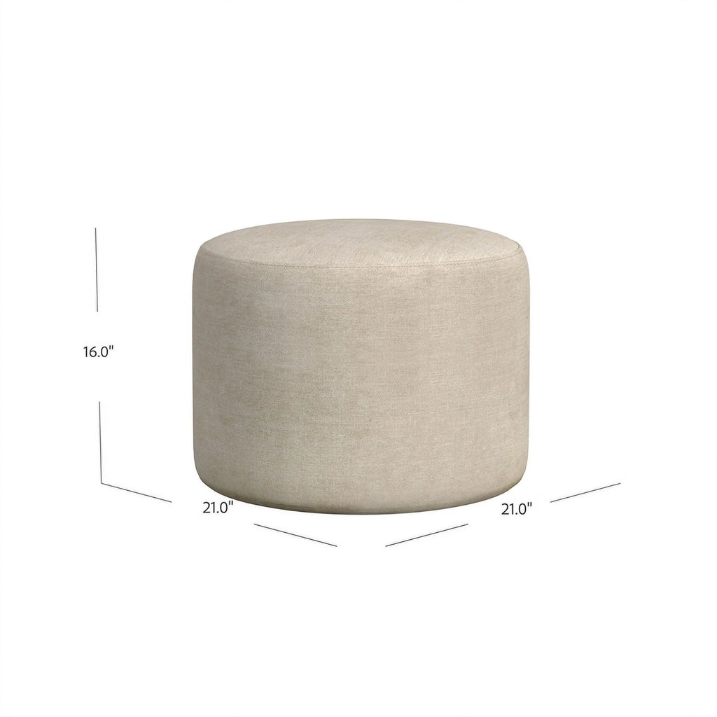 Round Nesting Cocktail Table with Glass Top Q499849