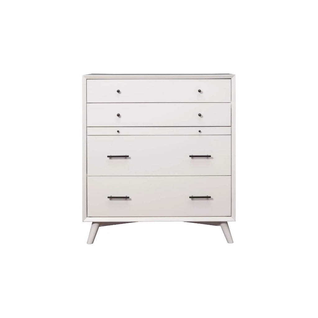White Mahogany Wood Chest R600315