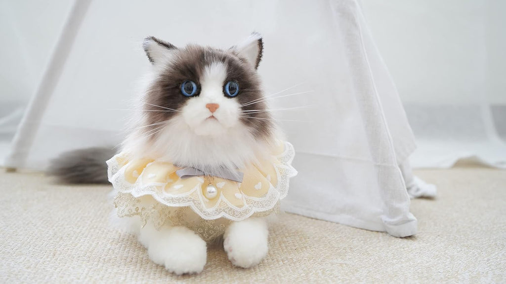 Handmade Lifelike Real Size Cat Plush Toy A571