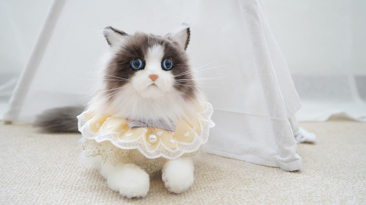 Handmade Lifelike Real Size Cat Plush Toy A571