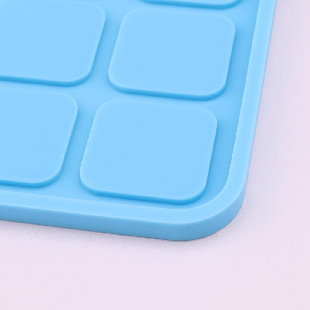 5Pcs Blue Silicone Moulds for Board Game A5172