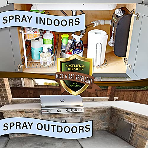 128 OZ Peppermint Natural Rodent Repellent Spray A18900