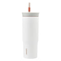 Stainless Steel Insulated Travel Tumbler with Straw, 24 oz W92903