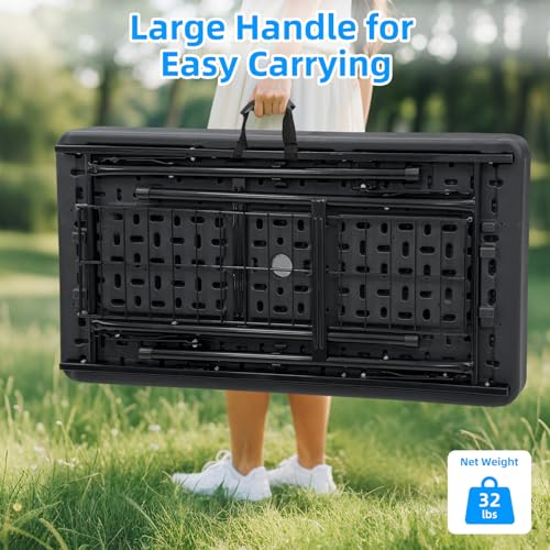 Folding Plastic Cooler Table with Drain Hose E361