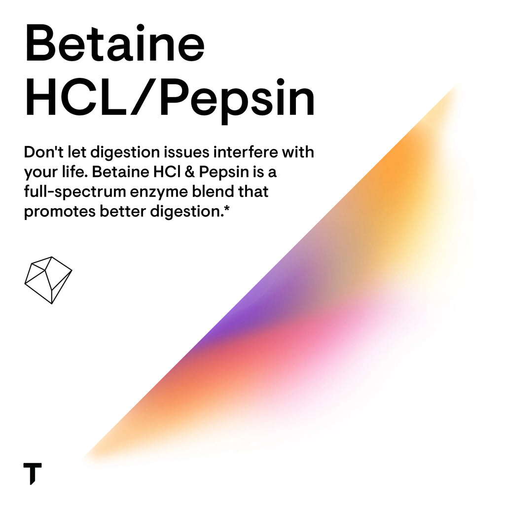 225 Capsules Betaine HCL & Pepsin B85686