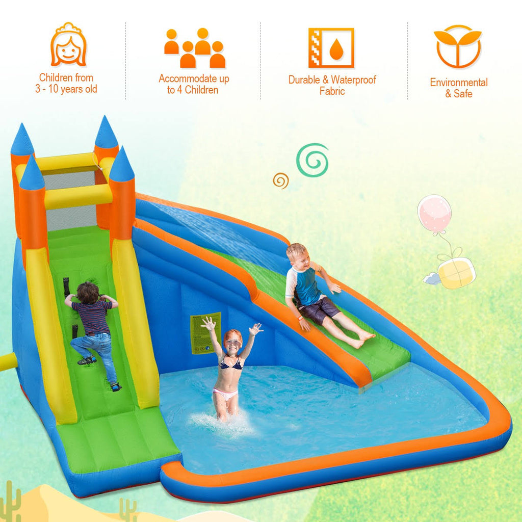 Inflatable Bounce House Water Slide with Blower J834