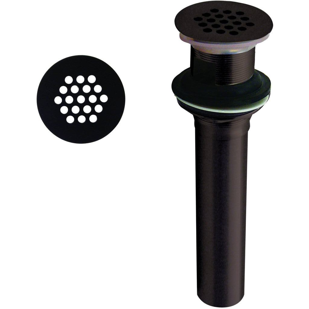 Polished Nickel Lavatory Drain with Overflow Holes H36364