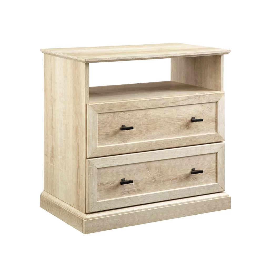White Oak 2-Drawer Bedroom Nightstand G263136