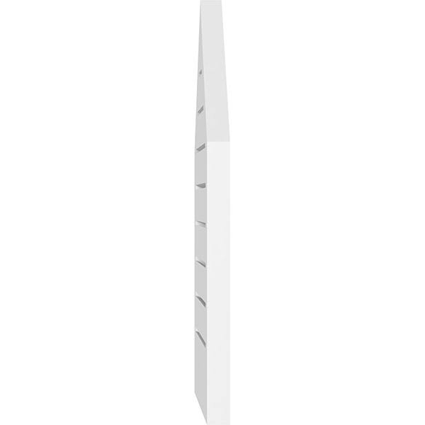 Peaked Top Surface Mount PVC Gable Vent T816
