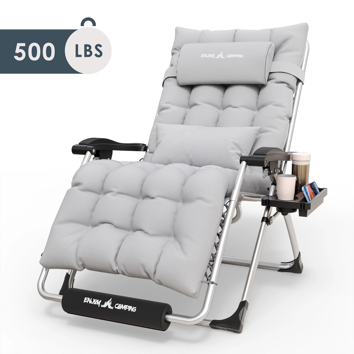 Oversized Zero Gravity Chair Set of 1 Black B71923