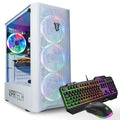 Intel i7 Gaming PC Desktop - NVIDIA GTX 1660 Super 6GB, 16GB RAM, 512GB NVMe SSD, White R20592