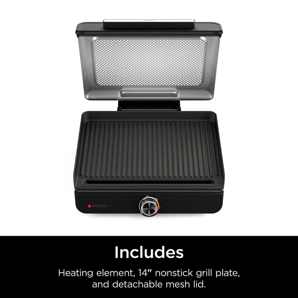Smokeless Indoor Grill with Nonstick Grill Plate V6575