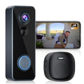 2K HD Wireless Video Doorbell with Chime, Battery Powered L419