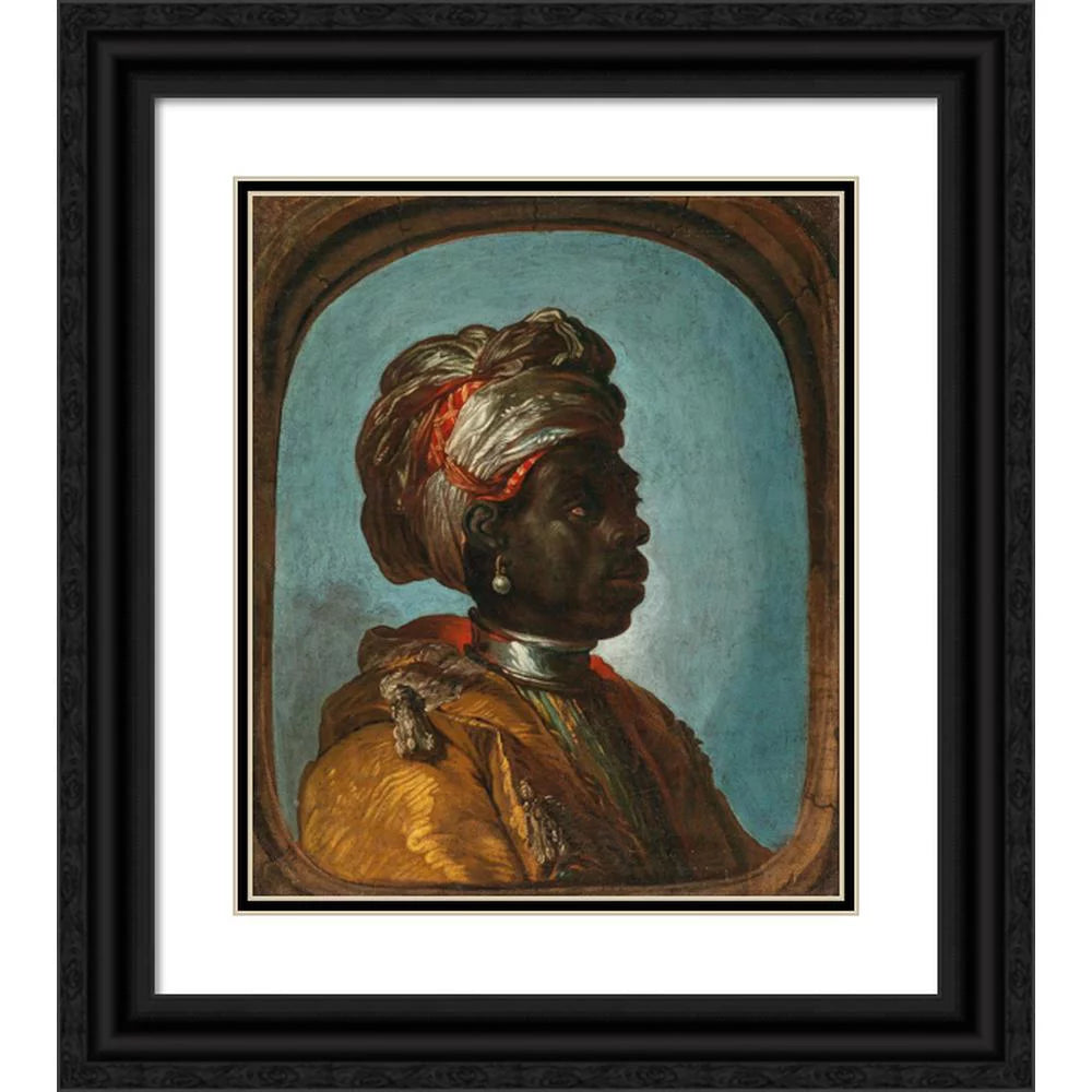 Black Ornate Wood Framed Museum Art Print N655585